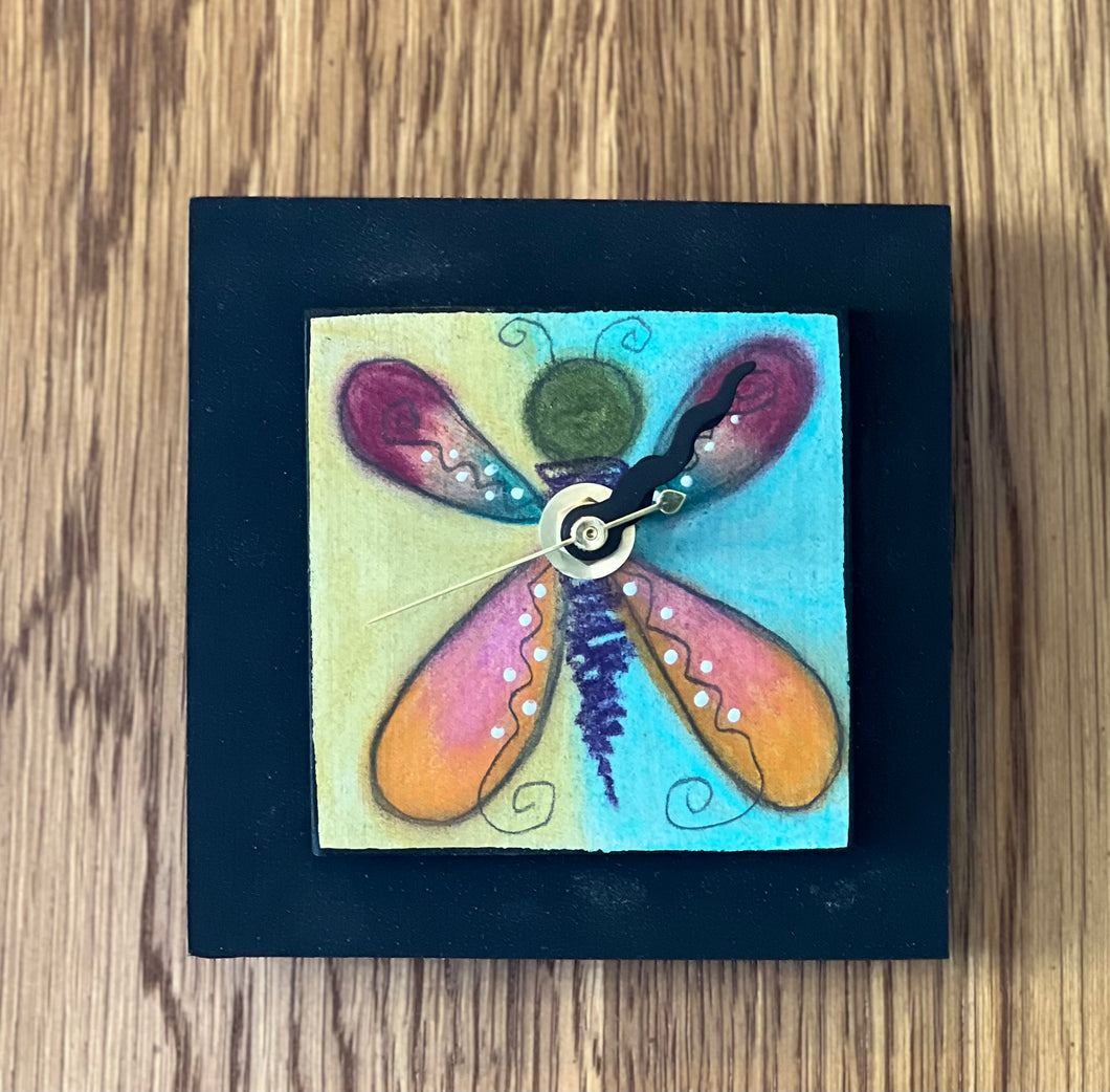 Dragonfly Clock Small