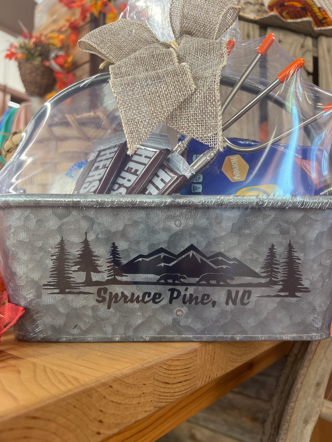 Divided Spruce Pine S’more Tray